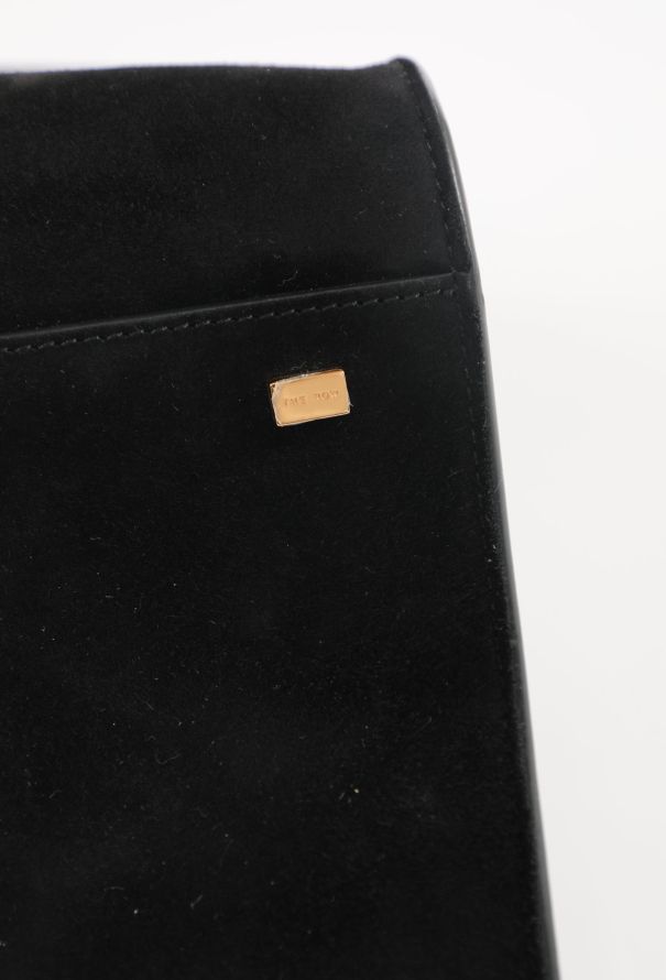 The Row Black Suede Margaux 17 - 8