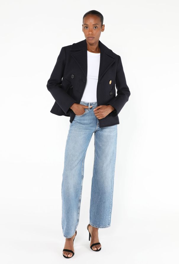 Céline 2013 Double-Breasted Peacoat - 4