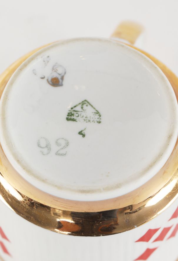 Vintage Objects & Decor 1960s Limoges Poker Vide-Poche & Cup Set - 7