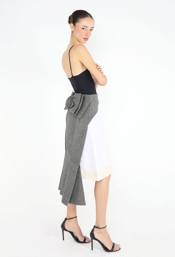 Prada F/W 2024 Tweed Overskirt Set - 1