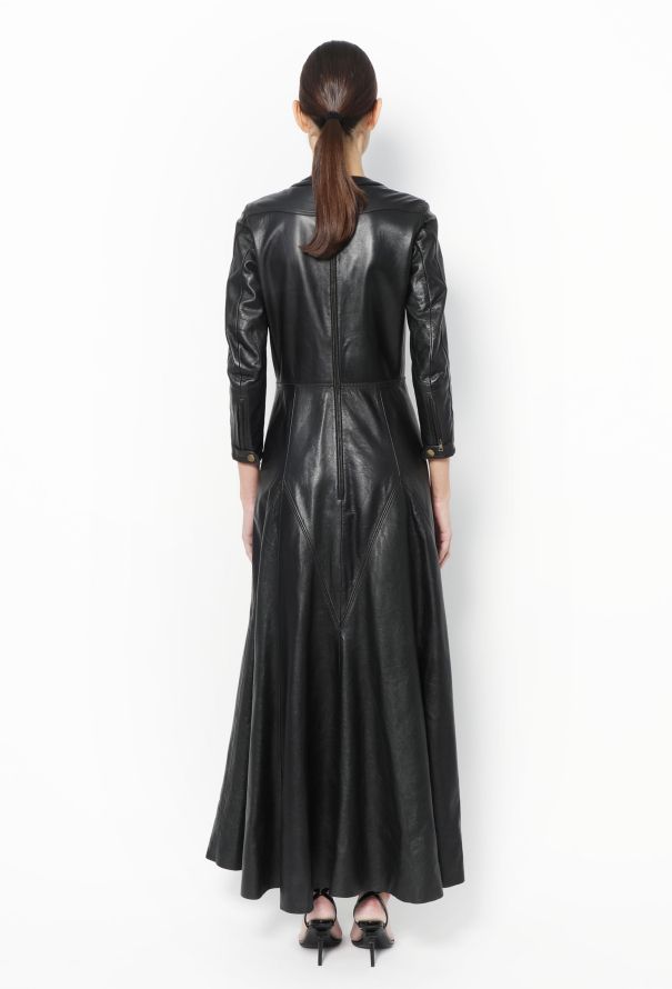 Leather Maxi Dress Authentic Vintage ReSee