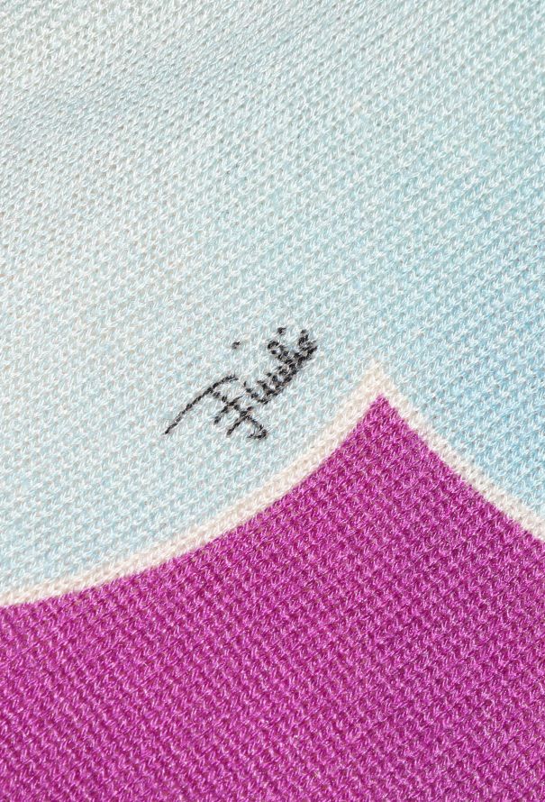 Emilio Pucci Abstract Silk Knit Cardigan - 6