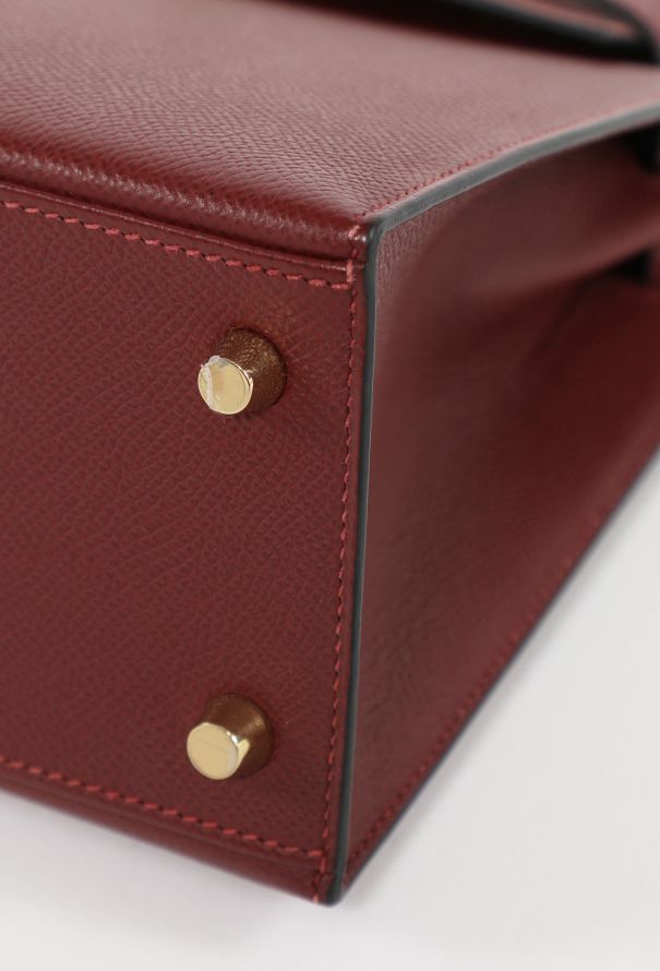 Hermès Rouge H Epsom Kelly Sellier 25 - 13