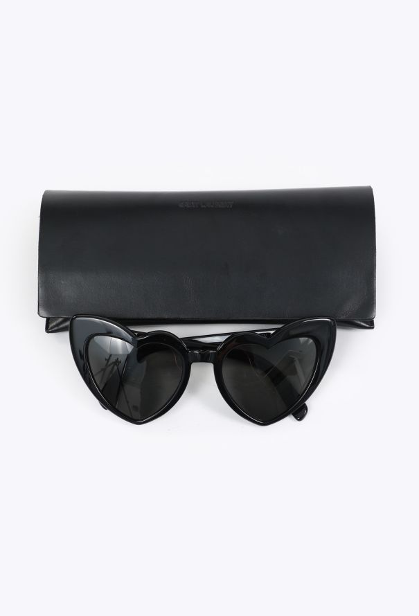 Saint Laurent Loulou Heart-Shaped Sunglasses - 2