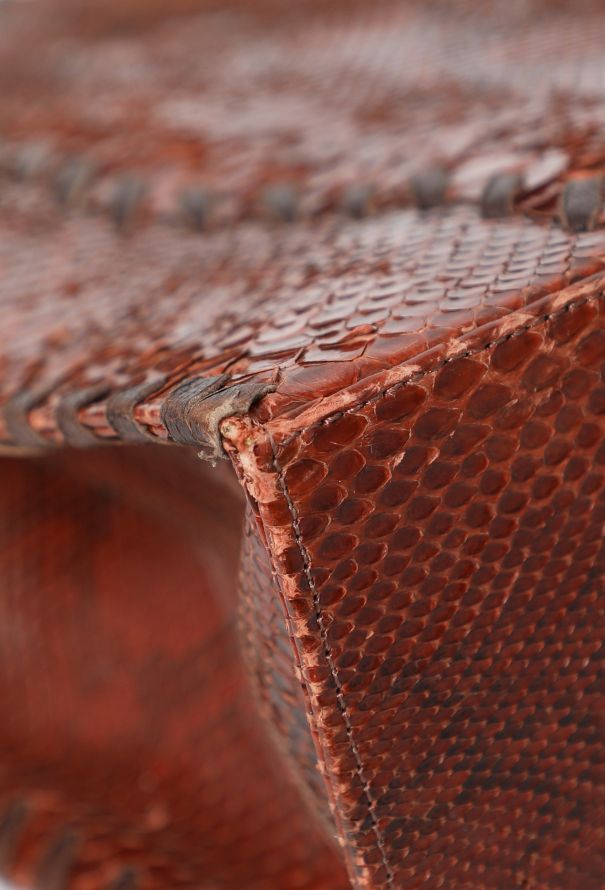 Saint Laurent Vintage Python Tote Bag - 10