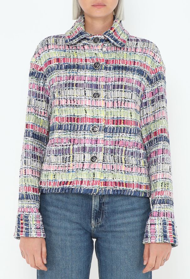 Chanel 2021 Patchwork Lesage 'CC' Jacket - 1