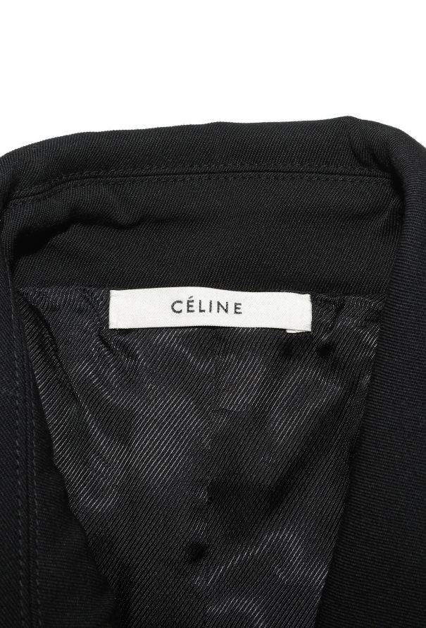 Céline Belted Twill Trench Coat - 6 Céline Belted Twill Trench Coat - 6