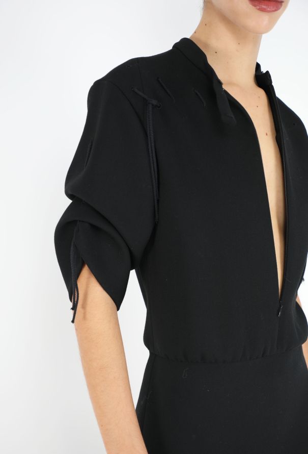 Balenciaga 1998 Le Dix Eyelet Laced Dress - 5