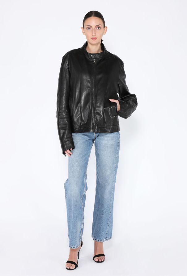 Prada 2007 Leather Moto Jacket - 2