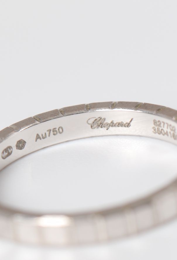 Chopard 18k White Gold Ice Cube Ring - 6 Chopard 18k White Gold Ice Cube Ring - 6