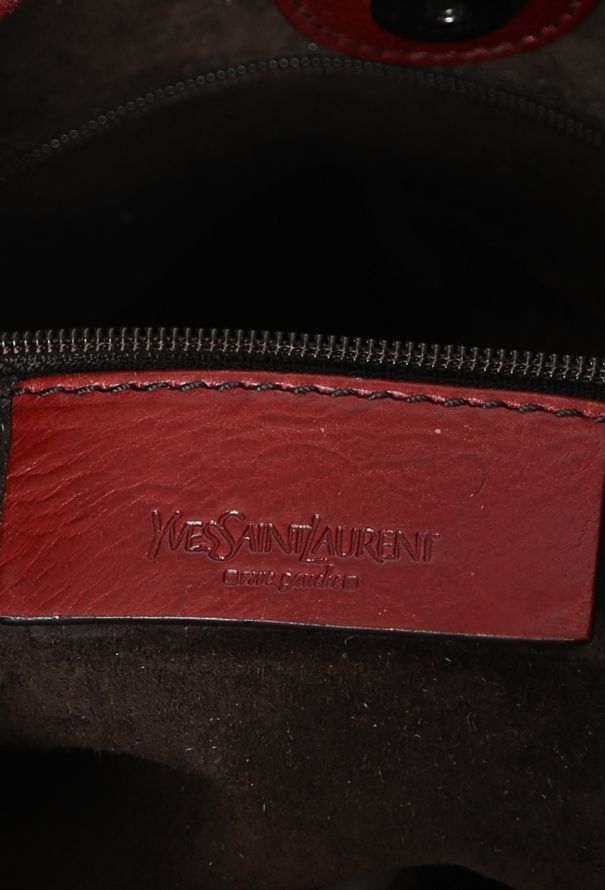 Saint Laurent 2000s Leather Mombasa Bag - 12
