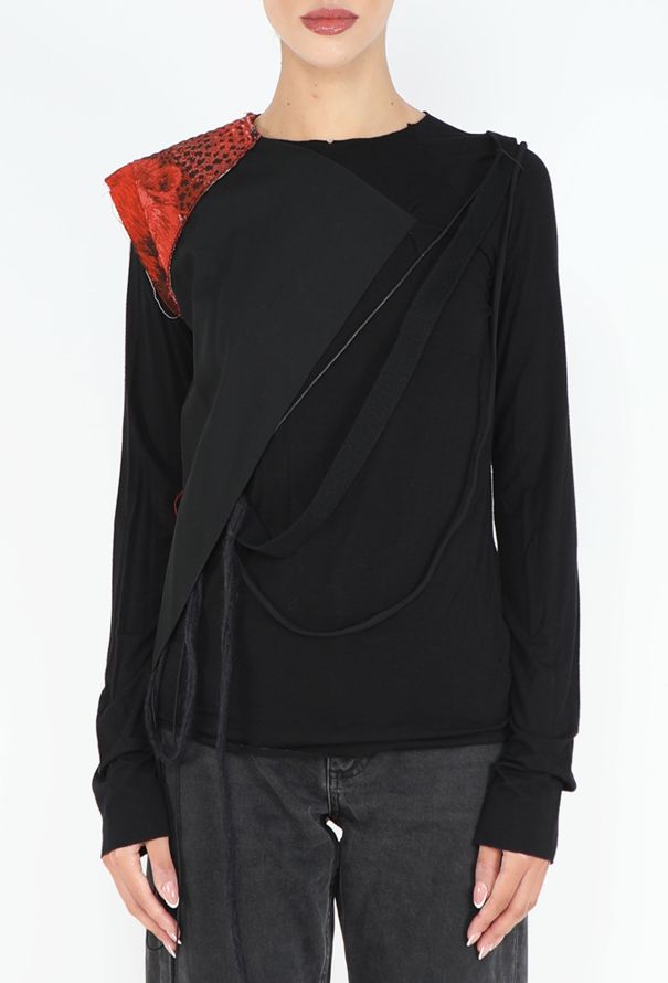 Balenciaga RARE F/W 2000 Deconstructed Draped Top - 3