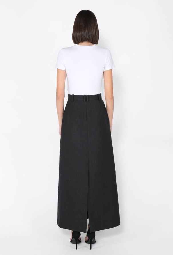 The Row Roux Wool Column Skirt, 2024 - 4