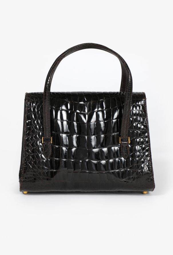 Gucci Vintage Crocodile Leather Bag - 5