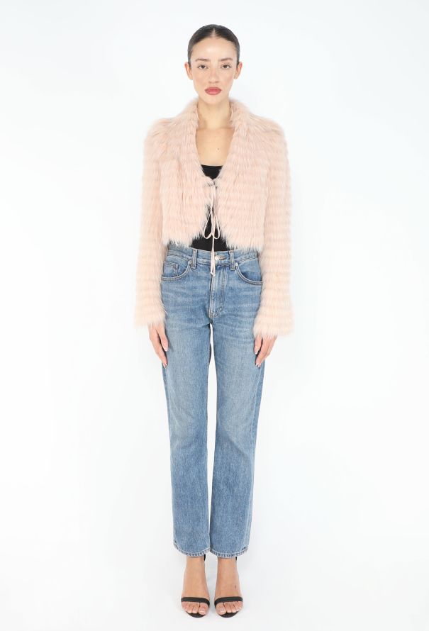 Fendi Cropped Fox Fur Jacket - 2
