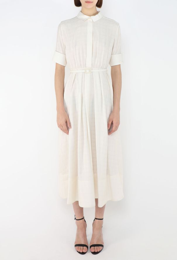 Dior 2022 Jacquard Houndstooth Silk Dress - 3