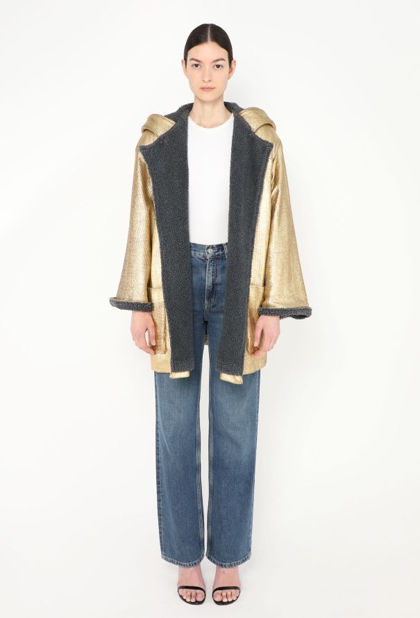 Gianfranco Ferré '80s Shearling-Lined Jacket - 4