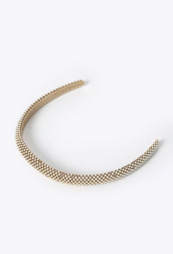 Dior F/W 2022 Pearl Tiara & Cannage Collar - 6