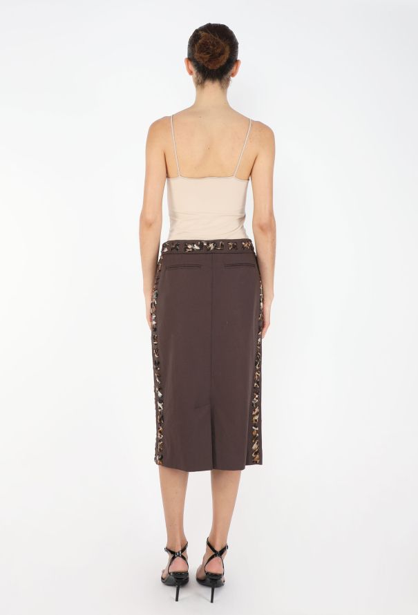 Saint Laurent Tom Ford S/S 2002 Leopard Lavallière Ensemble - 10