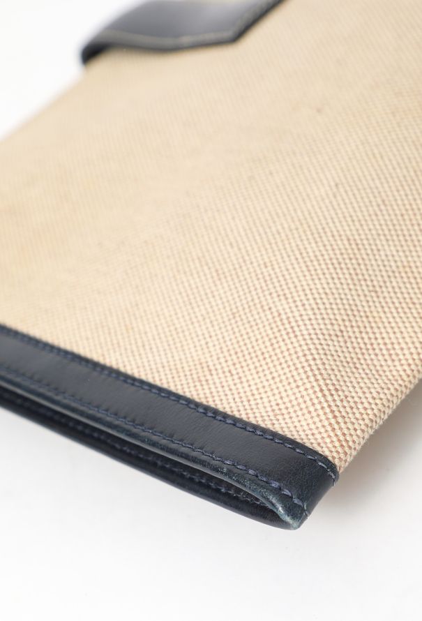 Hermès '70s Toile H & Box Jige Clutch - 10