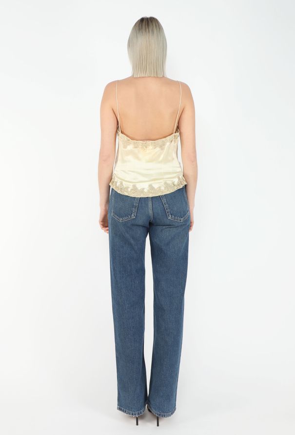 Chloé S/S 1999 Charmeuse Lace Camisole Set - 6