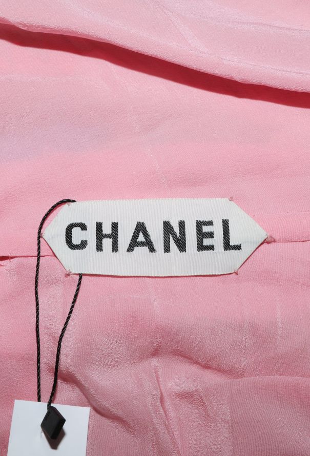 Chanel Couture Hand-Embroidered Chiffon Gown, 1978 - 6