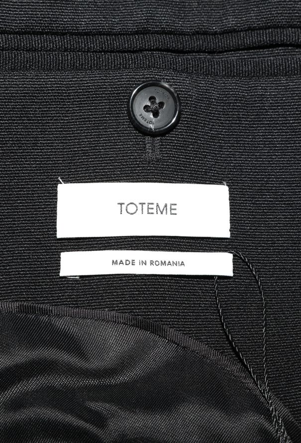 Toteme 2025 Grain de Poudre Tailored Coat - 7 Toteme 2025 Grain de Poudre Tailored Coat - 7