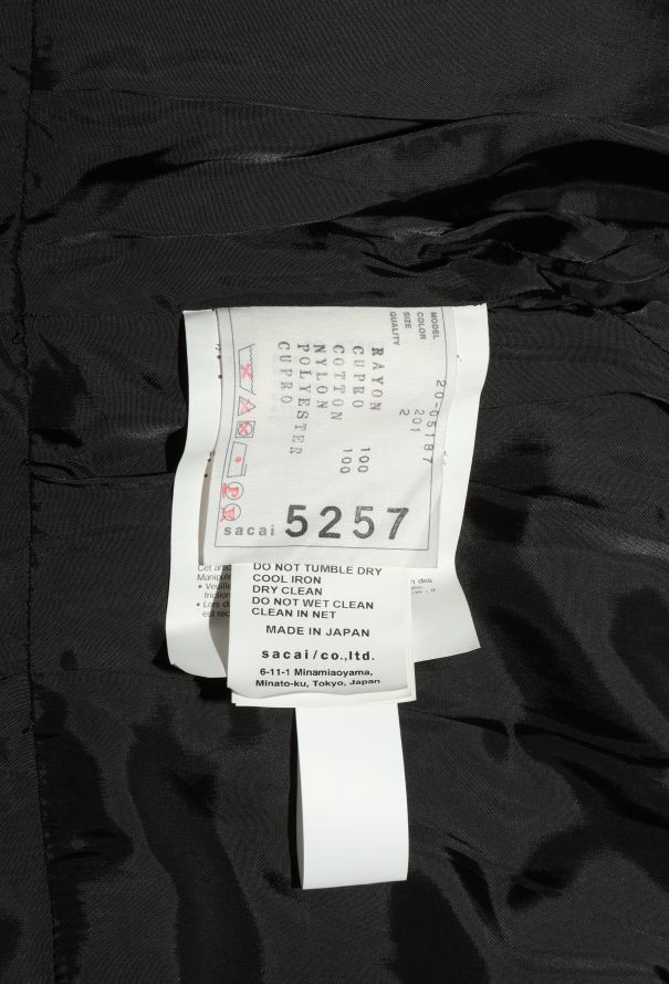 Sacai F/W 2020 Velvet Patchwork Dress - 6 Sacai F/W 2020 Velvet Patchwork Dress - 6