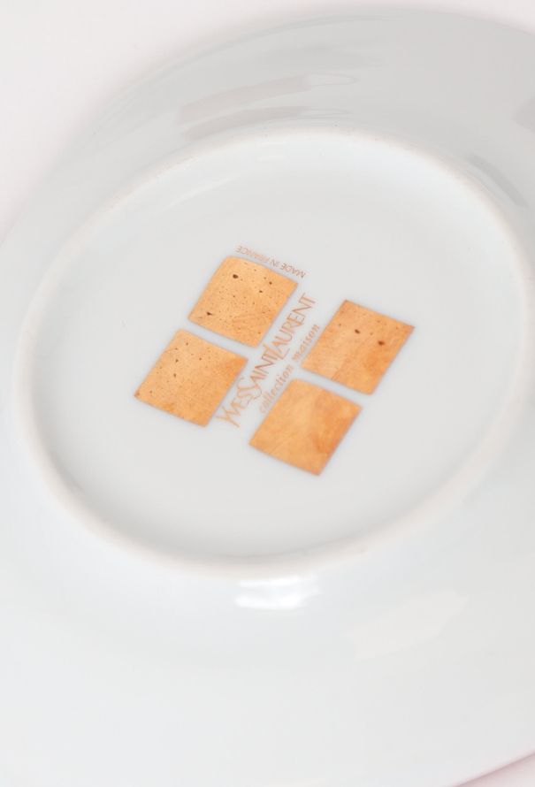 Saint Laurent Vintage Porcelain Heart Espresso Set - 7 Saint Laurent Vintage Porcelain Heart Espresso Set - 7