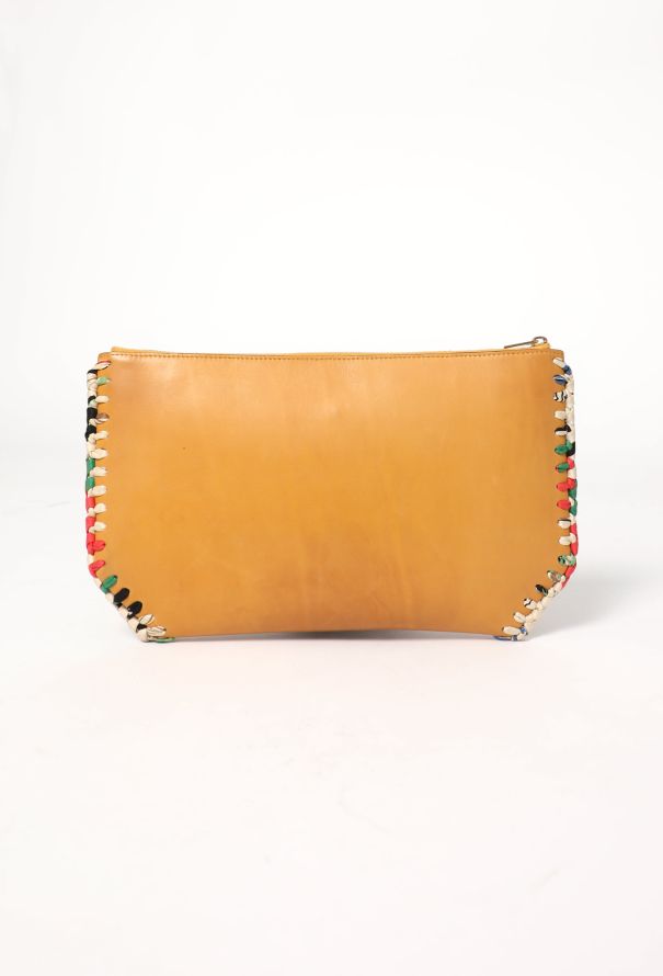 Céline Silk Scarf Trim Clutch - 3 Céline Silk Scarf Trim Clutch - 3