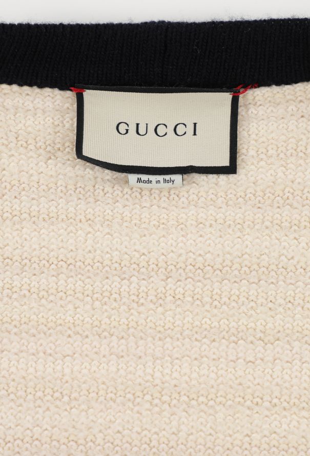 Gucci F/W 2017 Wool Bicolor Cardigan - 6