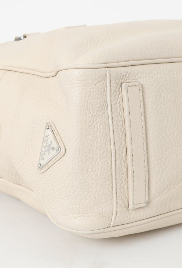 Prada Large White Calfskin Bag - 7 Prada Large White Calfskin Bag - 7