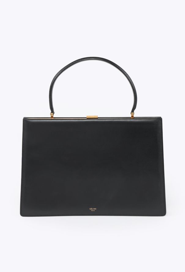 Céline S/S 2017 Black Medium Clasp Bag - 1
