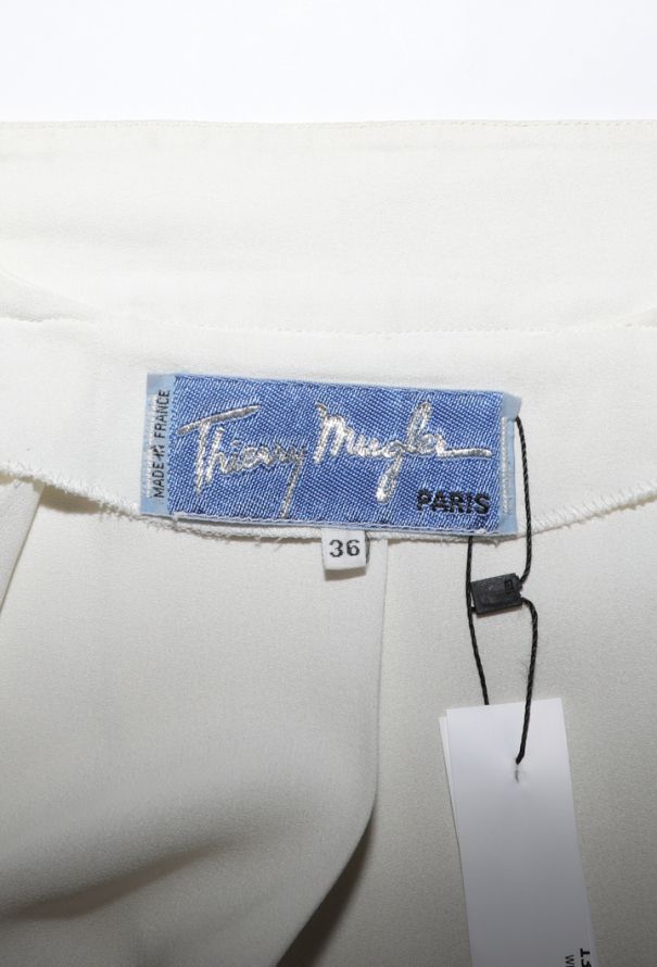 Thierry Mugler Pleated Décolleté Crêpe Dress, 1989 - 6