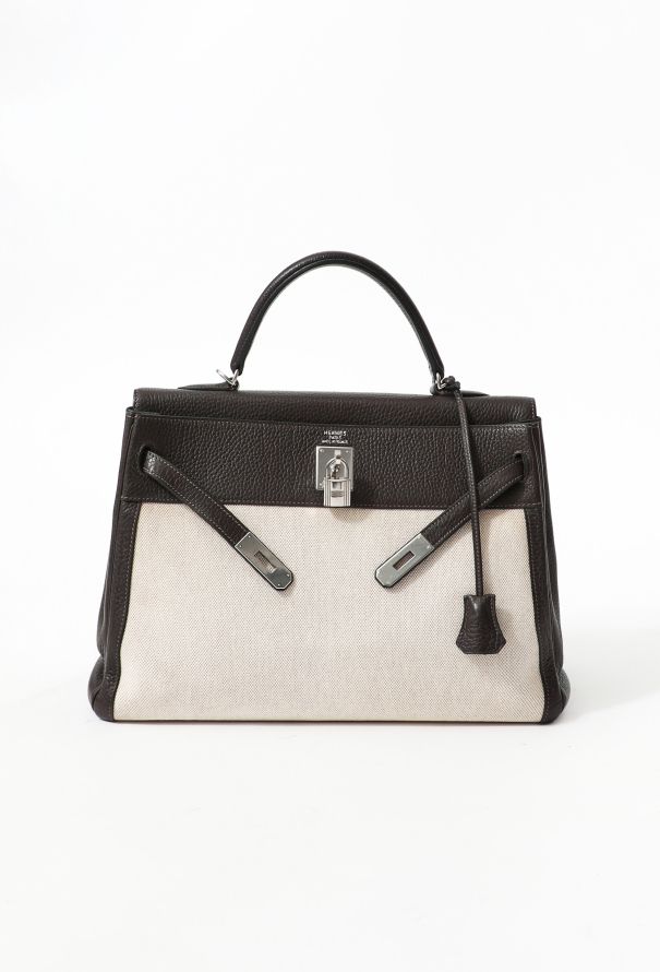 Hermès Clémence & Toile H Kelly Retourné 35 - 6