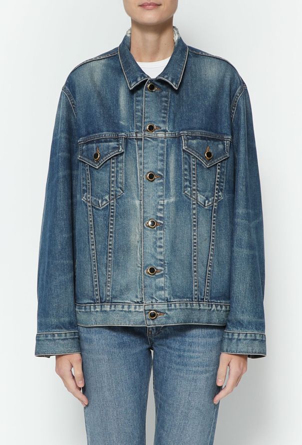 Acne Studios Tag Lt Vintage Jean Jacket, $290 | Steven Alan | Lookastic