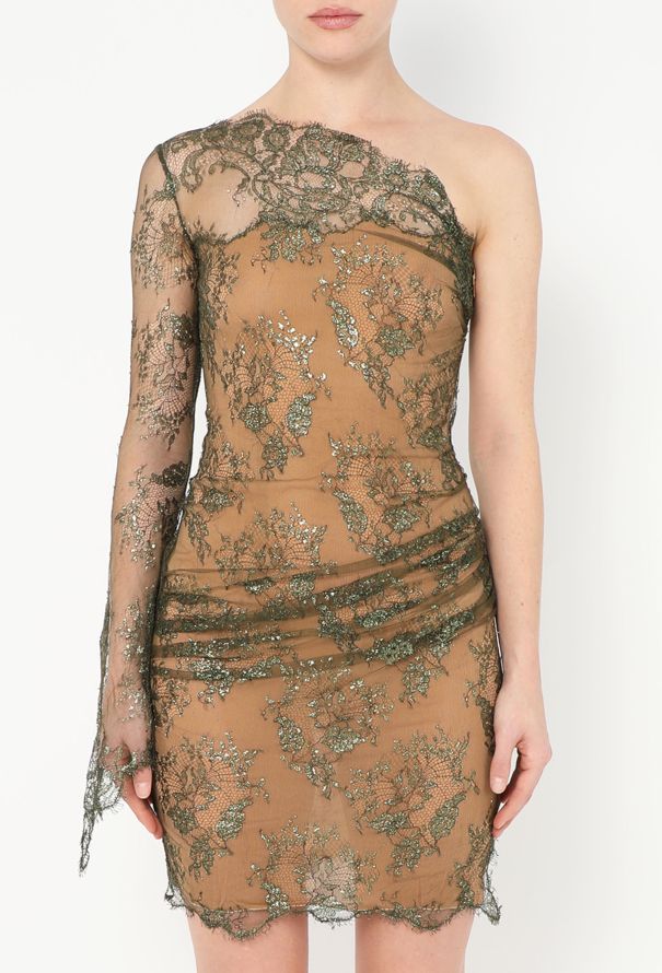 F/W 2010 One-Shoulder Lace Dress | Authentic & Vintage | ReSee