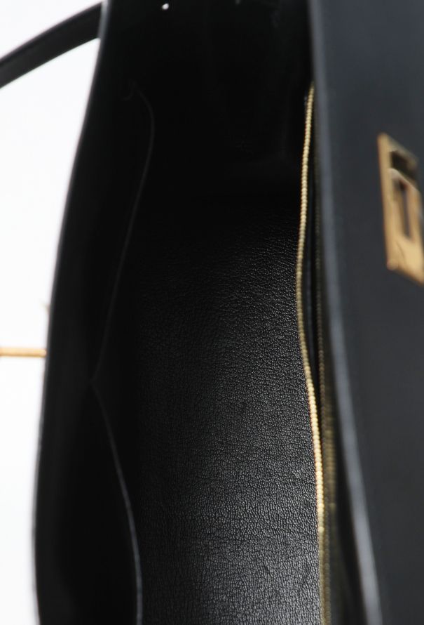 Hermès Vintage Black Box Kelly Sellier 32 - 15