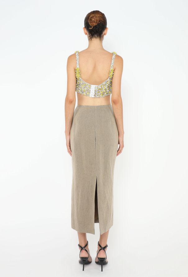 Dries Van Noten 2022 Beaded Ceba Bralette Top - 4