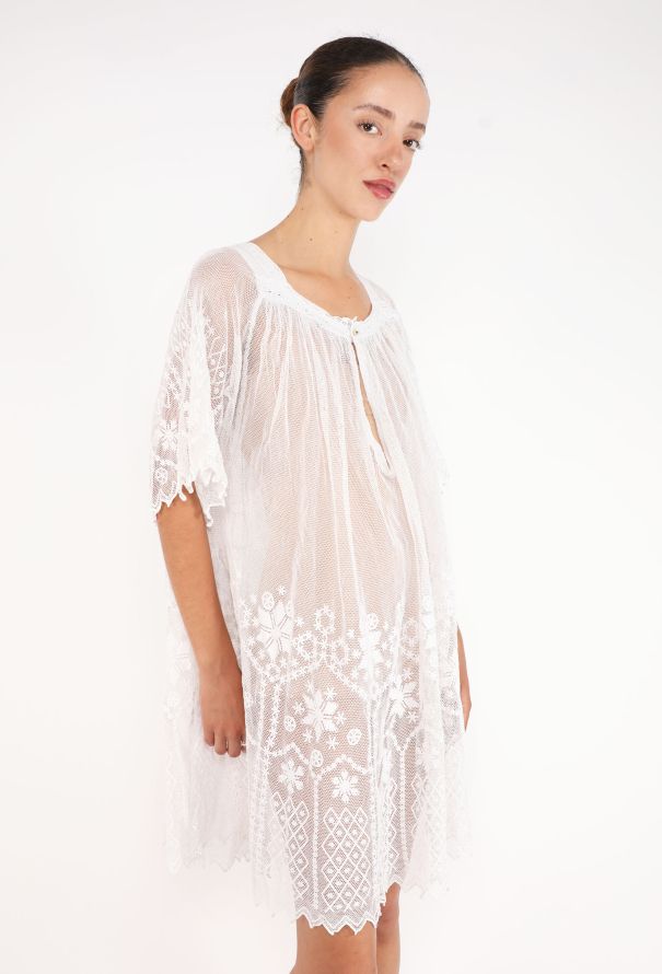 Antique Netted Lace Dress, 1920s - 4