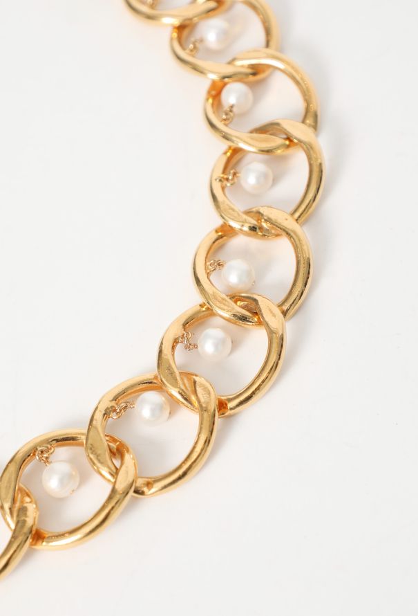 Chanel COLLECTOR Spring 1986 Pearl Chain Belt - 4
