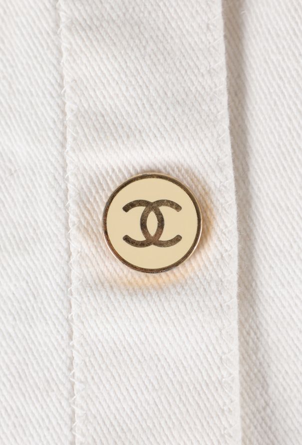 Chanel Classic Denim 'CC' Jacket, 1990s - 8