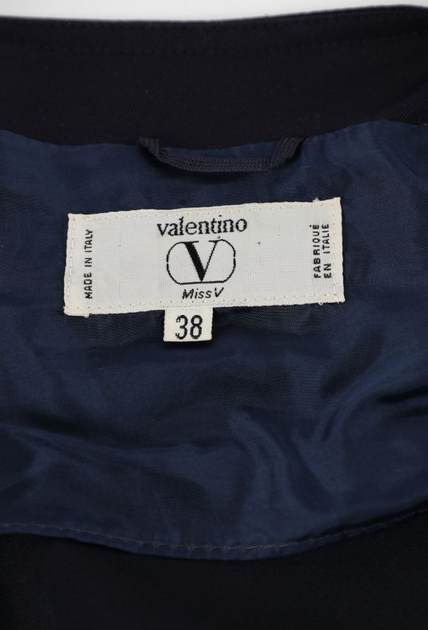 Valentino Pleated Front Wool Coat, 1990s - 7