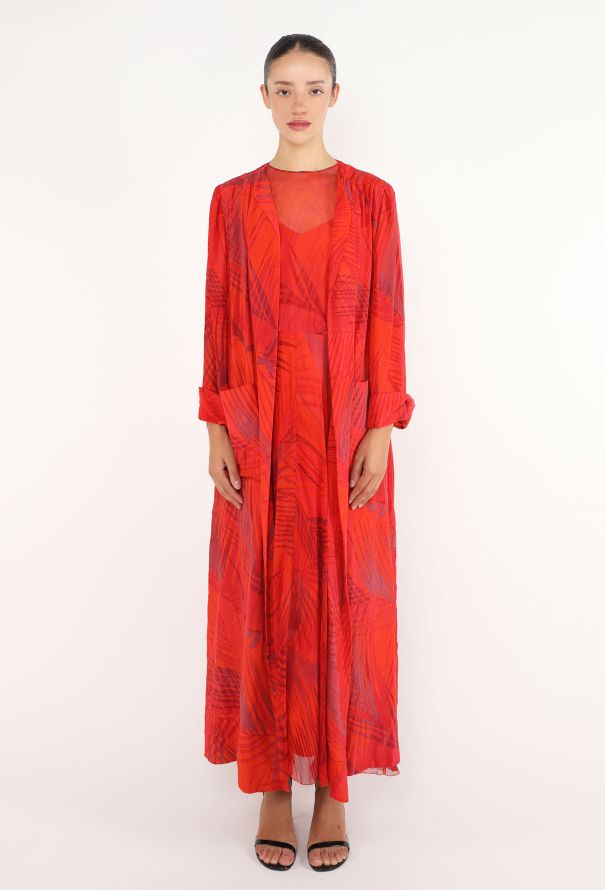 Dior Haute Couture Silk Kimono Ensemble, 1974 - 2