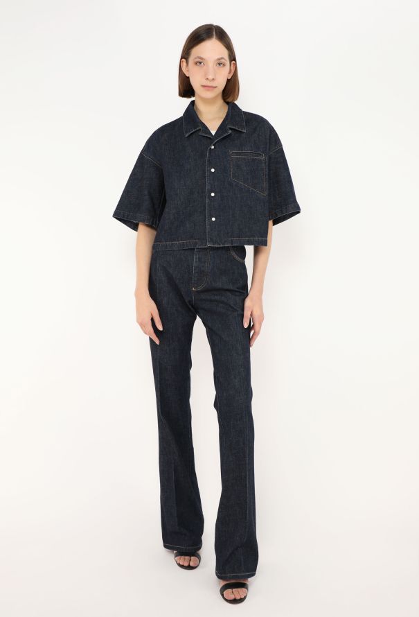 Bottega Veneta 2020 Denim Bootcut Ensemble - 1