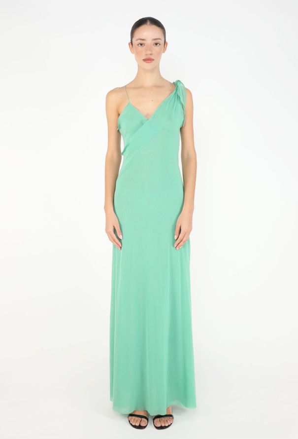 Jean Paul Gaultier 2000 Knotted Mesh Slip Dress - 1