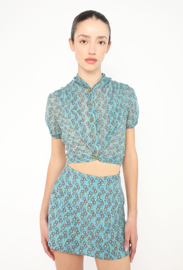 Vivienne Westwood 1994 'On Liberty' Ruched Peplum Ensemble - 1