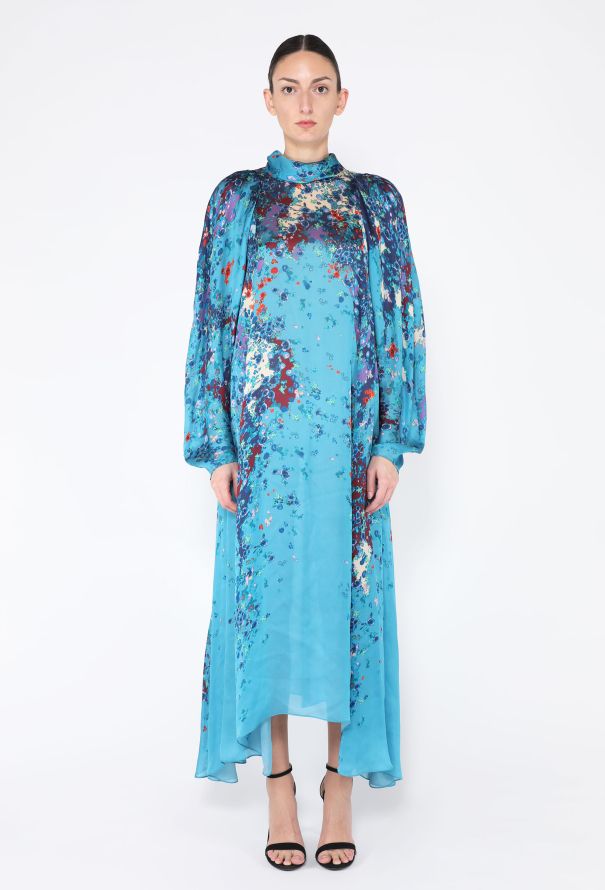 Givenchy F/W 2019 Floral Silk Kaftan - 1