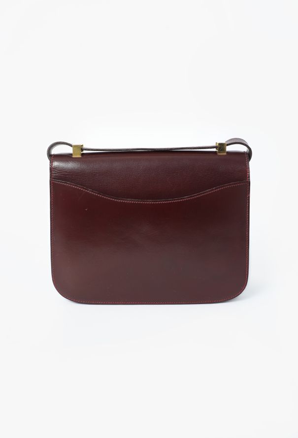 Hermès Vintage Burgundy Box Constance 23 - 5