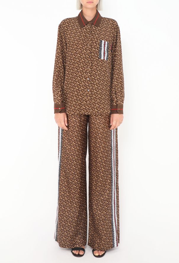 Burberry 2024 Silk Monogram Ensemble - 4